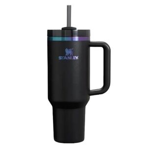 Stanley 40 oz. Quencher H2.0 FlowState Tumbler Black Chroma Water Cup